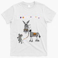 I Dont Give A Rats Ass Mouse Walking Donkey T-Shirt