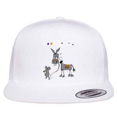 I Dont Give A Rats Ass Mouse Walking Donkey Flatbill Hat
