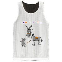 I Dont Give A Rats Ass Mouse Walking Donkey Mesh Reversible Basketball Jersey Tank