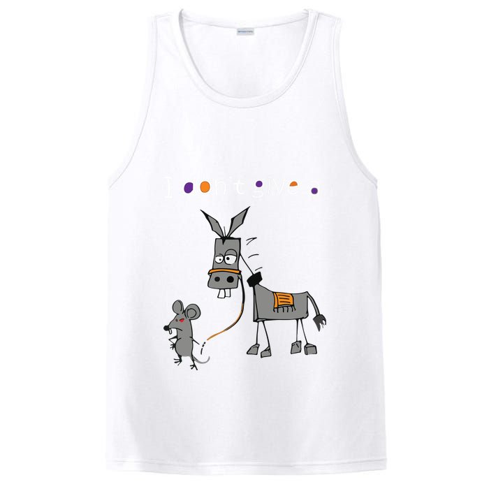 I Dont Give A Rats Ass Mouse Walking Donkey PosiCharge Competitor Tank