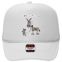 I Dont Give A Rats Ass Mouse Walking Donkey Trucker Hat