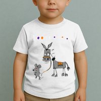 I Dont Give A Rats Ass Mouse Walking Donkey Toddler T-Shirt