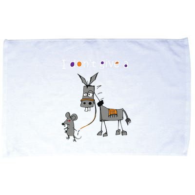 I Dont Give A Rats Ass Mouse Walking Donkey Microfiber Hand Towel