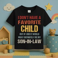 I Don't Have A Favorite Child But If I Did It Would Most Toddler T-Shirt