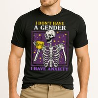 I DonT Have A Gender I Have Anxiety Non Binary Skeleton Performance Shirt