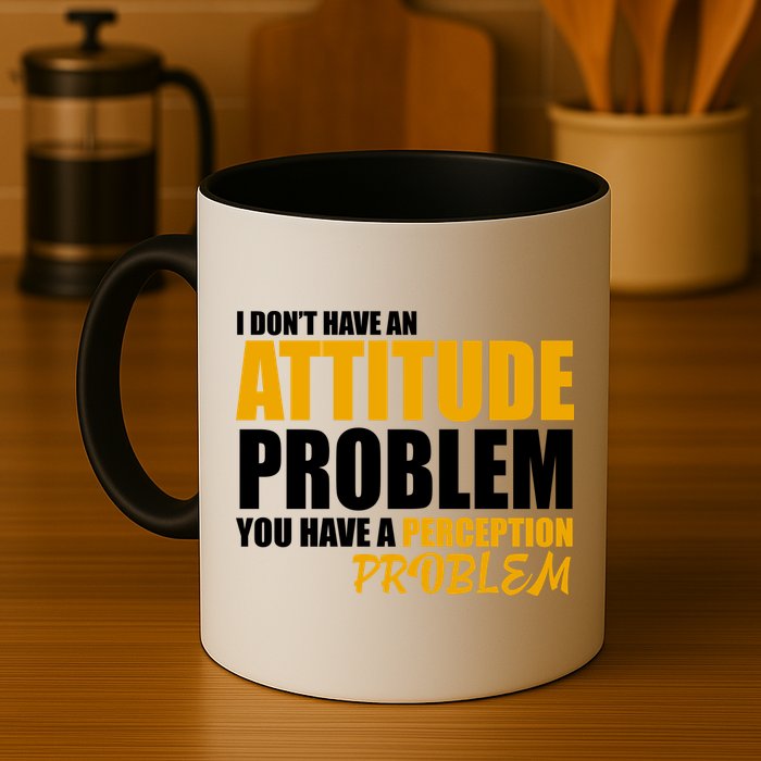 I Don't Have An Attitude Problem You Have A Perception Problem Mug