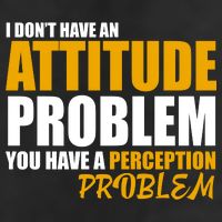 I Don't Have An Attitude Problem You Have A Perception Problem Microfiber Hand Towel