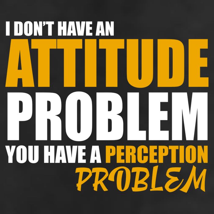 I Don't Have An Attitude Problem You Have A Perception Problem Microfiber Hand Towel