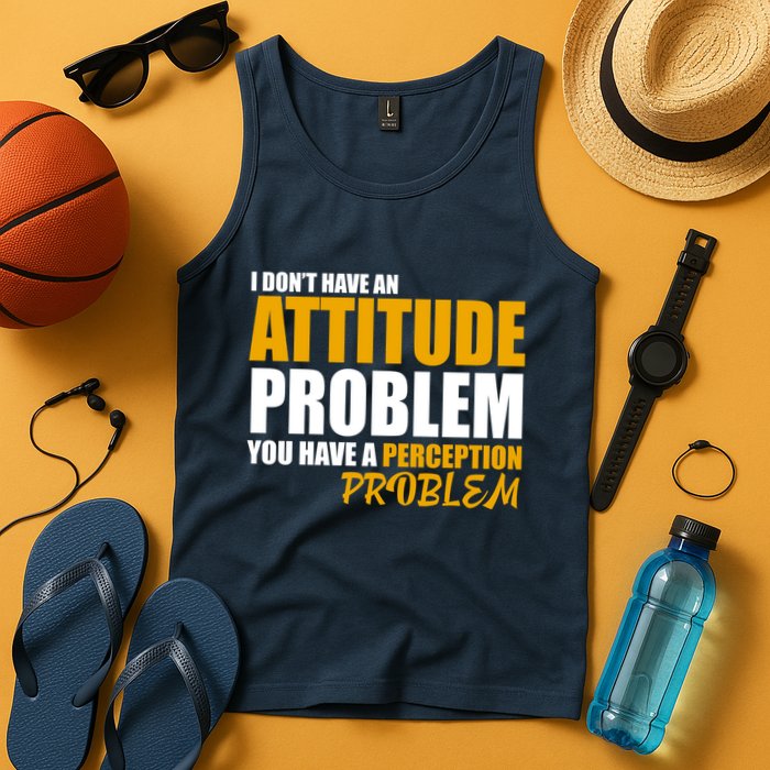 I Don't Have An Attitude Problem You Have A Perception Problem Tank Top