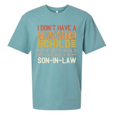 I Dont Have A Favorite Child Sueded Cloud Jersey T-Shirt