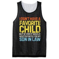 I DonT Have A Favorite Child Son In Law Mesh Reversible Basketball Jersey Tank