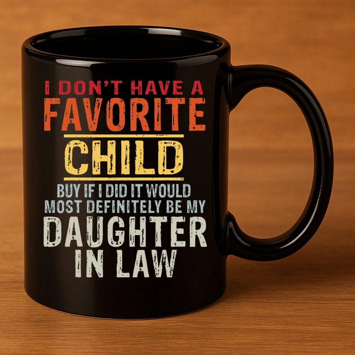 I Don't Have A Favorite Child But If I Did It Would Most 11oz C Handle Ceramic Mug