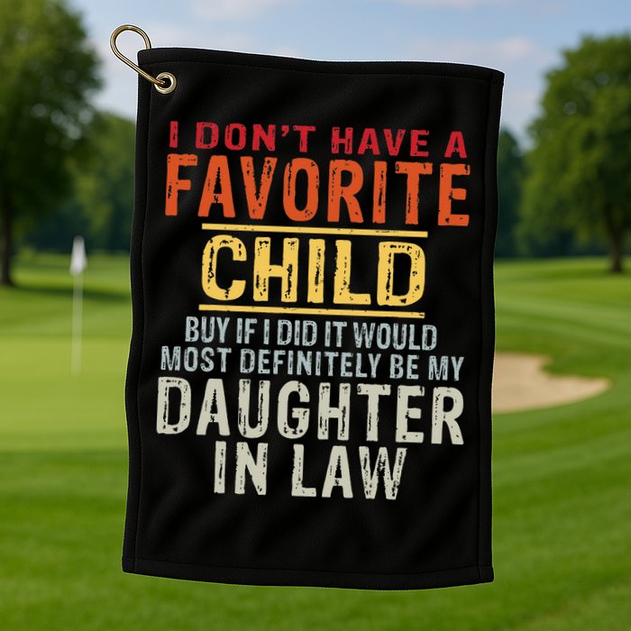 I Don't Have A Favorite Child But If I Did It Would Most Golf Towel