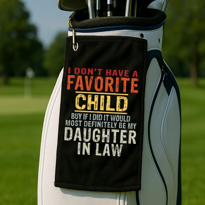 I Don't Have A Favorite Child But If I Did It Would Most Golf Towel