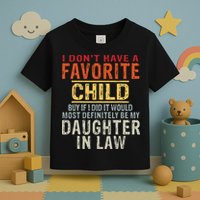 I Don't Have A Favorite Child But If I Did It Would Most Toddler T-Shirt