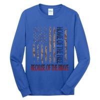 Independence Day Home Of The Free Because Of The Brave Gift Tall Long Sleeve T-Shirt