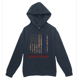 Independence Day Home Of The Free Because Of The Brave Gift Urban Pullover Hoodie