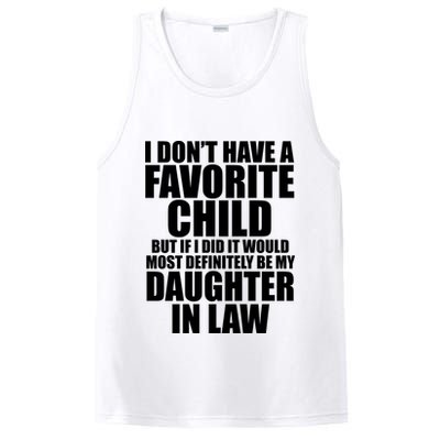 I Dont Have A Favorite Child Funny Daughter In Law PosiCharge Competitor Tank