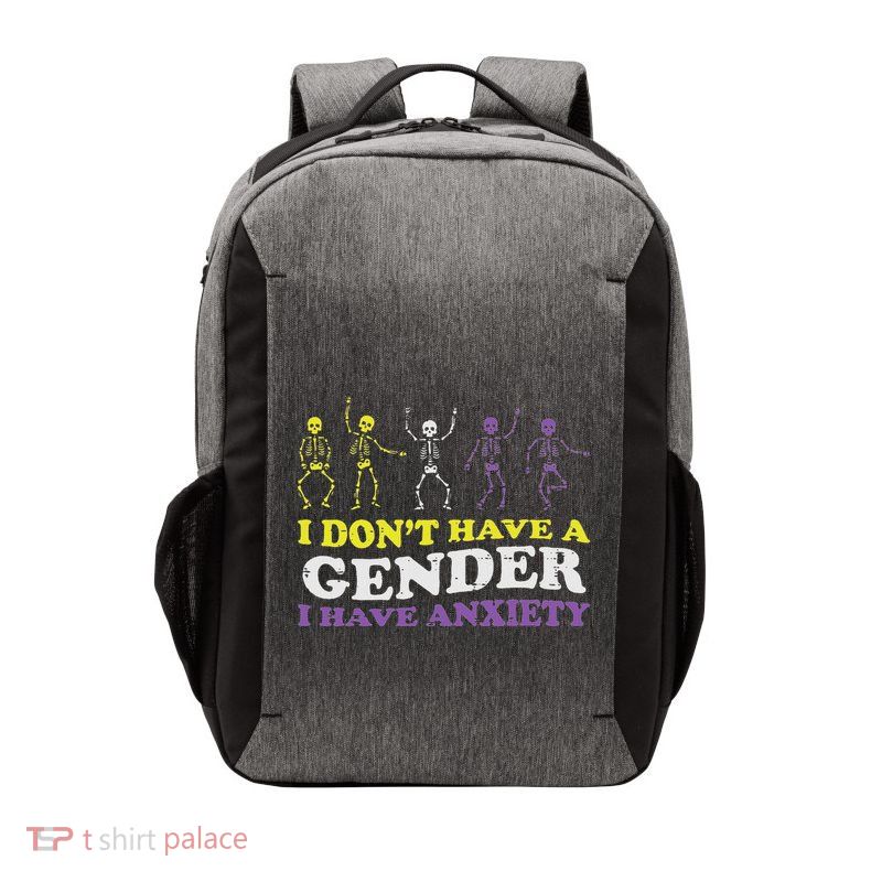 I Dont Have Gender Enby Pride Flag Lgbtq Women Vector Backpack