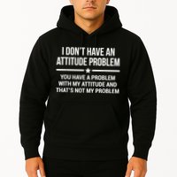 I Don't Have An Attitude Problem Funny Sarcasm Hoodie
