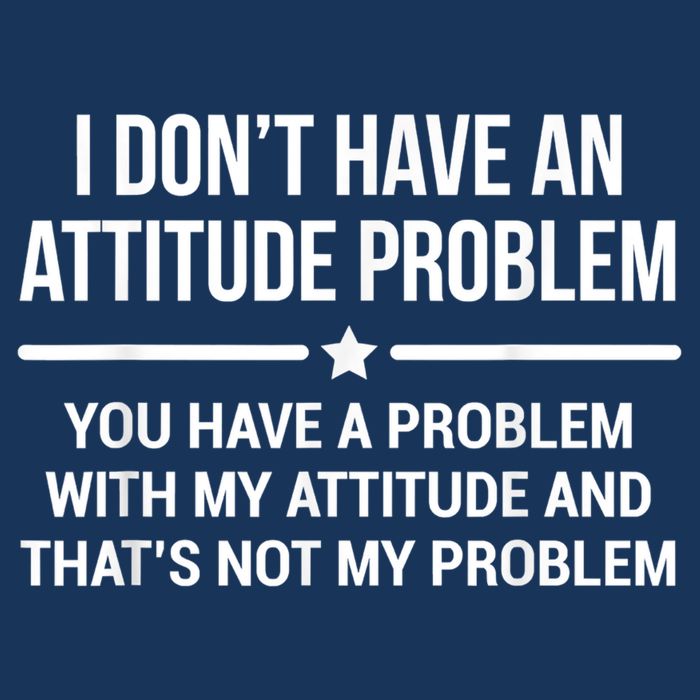 I Don't Have An Attitude Problem Funny Sarcasm Infant Baby Jersey Bodysuit