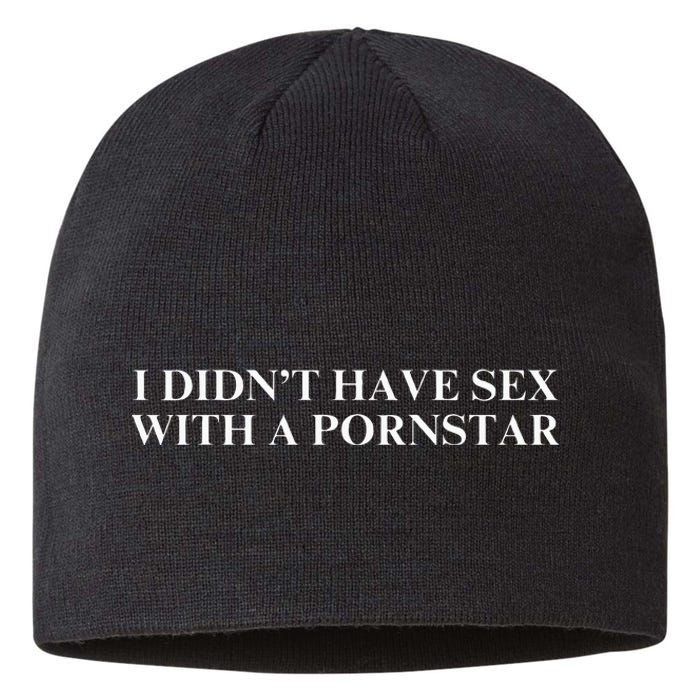 I DidnT Have Sex With A Pornstar Sustainable Beanie