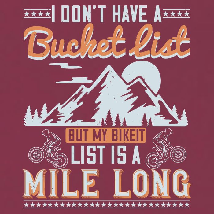 I Don’t Have A Bucket List But My BikeIt List Is A Mile Long 16oz Travel Tumbler