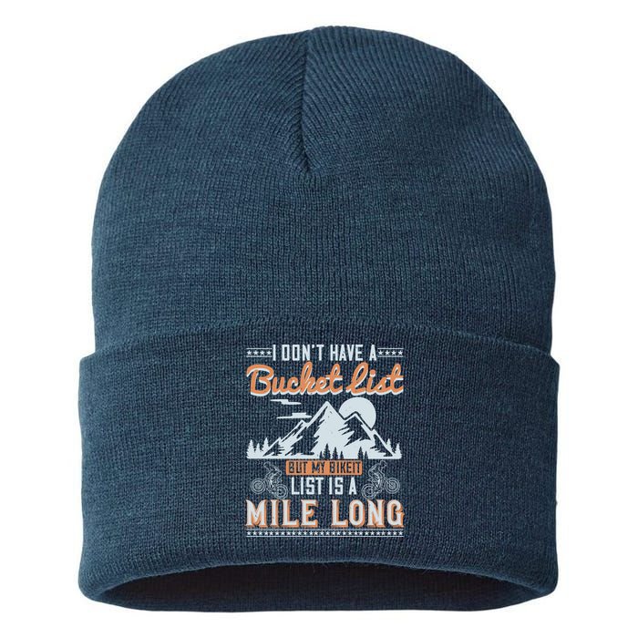 I Don’t Have A Bucket List But My BikeIt List Is A Mile Long Sustainable Knit Beanie
