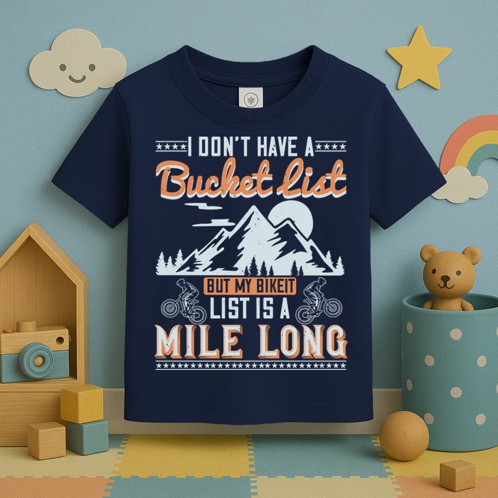 I Don’t Have A Bucket List But My BikeIt List Is A Mile Long Toddler T-Shirt