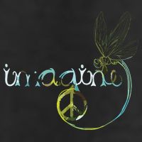 Imagine Dragonfly Hippie Peace Sign Tie Dye Free Spirited Cool Comfort Performance Bucket Hat