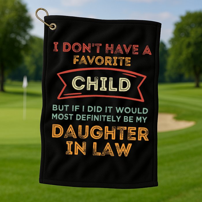 I Don't Have A Favorite Child But If I Did It Would Most Golf Towel