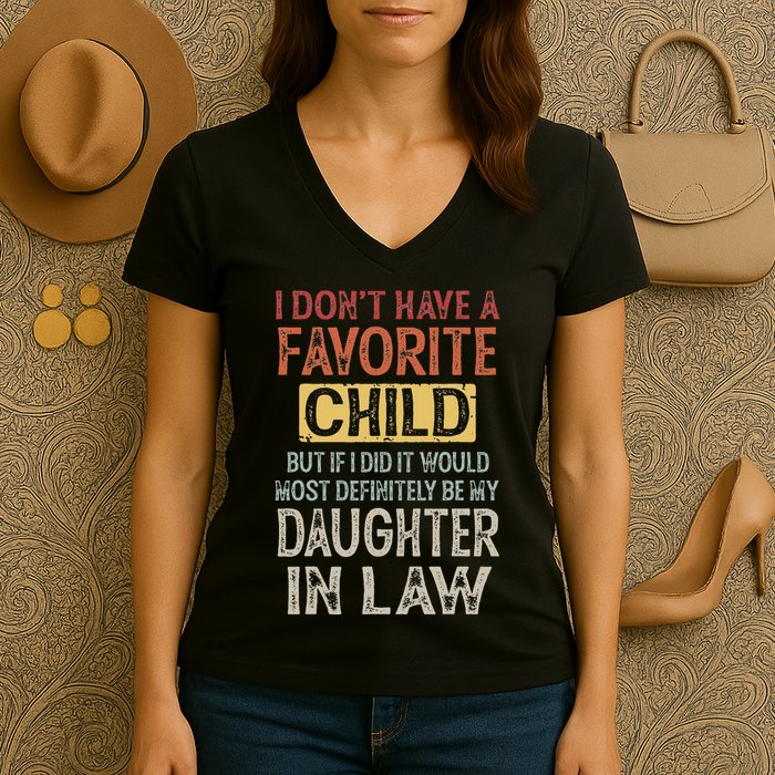 I DonT Have A Favorite Child But If I Did It Would Most Women's V-Neck T-Shirt