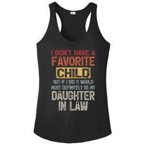 I Don't Have A Favorite Child Lovely Gift For Mother In Law Ladies PosiCharge Competitor Racerback Tank