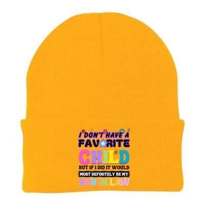 I DonT Have A Favorite Child Son In Law Knit Cap Winter Beanie