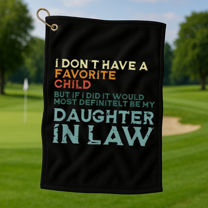 I Dont Have A Favorite Child But If I Did It Would Most Golf Towel