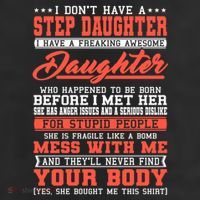 I Don't Have A Stepdaughter Stepfather Step Stepdad Gift 25L Jumbo Tote