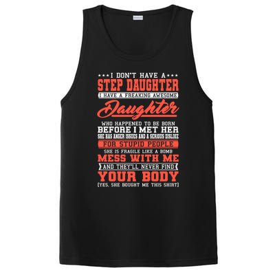 I Don't Have A Stepdaughter Stepfather Step Stepdad Gift PosiCharge Competitor Tank