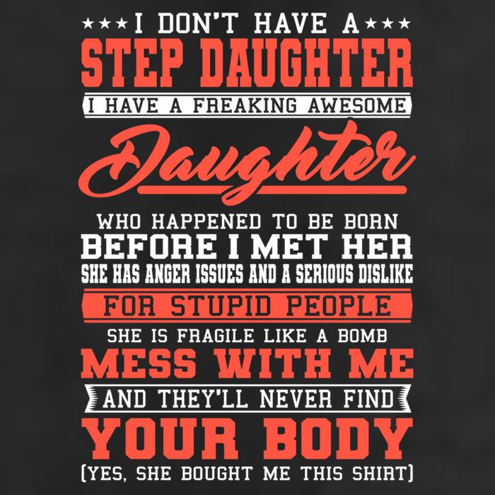 I Don't Have A Stepdaughter Stepfather Step Stepdad Gift Golf Towel