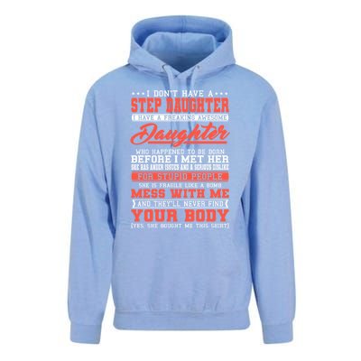 I Don't Have A Stepdaughter Stepfather Step Stepdad Gift Unisex Surf Hoodie