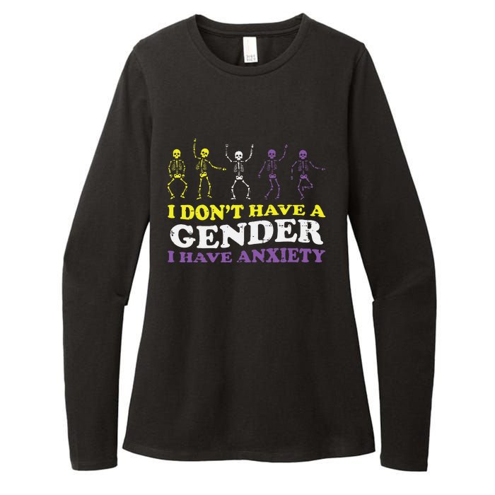 I Dont Have Gender Enby Pride Flag Lgbtq Womens CVC Long Sleeve Shirt