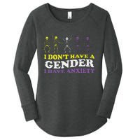 I Dont Have Gender Enby Pride Flag Lgbtq Women's Perfect Tri Tunic Long Sleeve Shirt