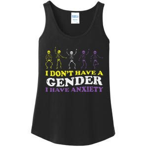 I Dont Have Gender Enby Pride Flag Lgbtq Ladies Essential Tank