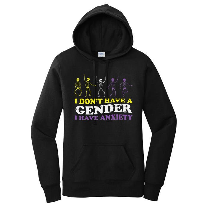 I Dont Have Gender Enby Pride Flag Lgbtq Women's Pullover Hoodie