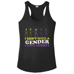 I Dont Have Gender Enby Pride Flag Lgbtq Ladies PosiCharge Competitor Racerback Tank