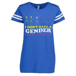 I Dont Have Gender Enby Pride Flag Lgbtq Enza Ladies Jersey Football T-Shirt