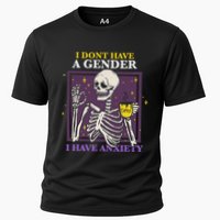 I DonT Have A Gender I Have Anxiety Nonbinary Enby Skeleton Performance Shirt