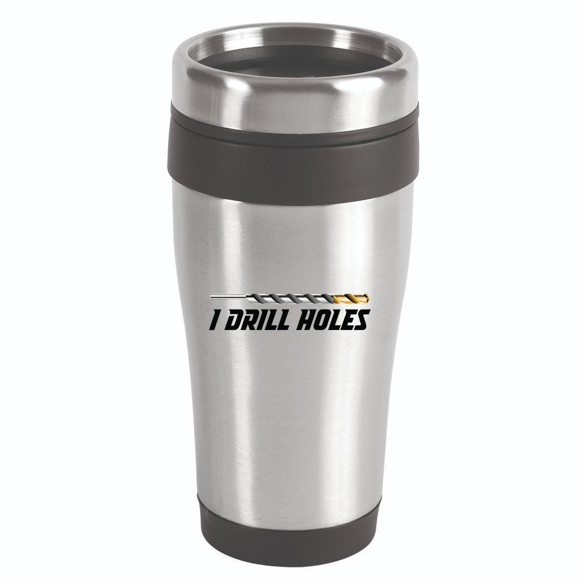 I Drill Holes 16oz Travel Tumbler