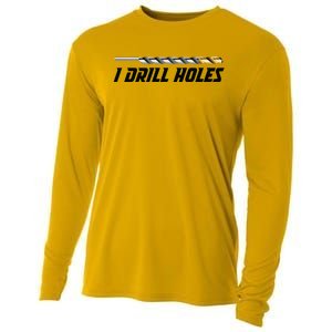 I Drill Holes Cooling Performance Long Sleeve Crew