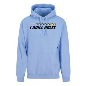 I Drill Holes Unisex Surf Hoodie