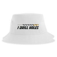 I Drill Holes Sustainable Bucket Hat